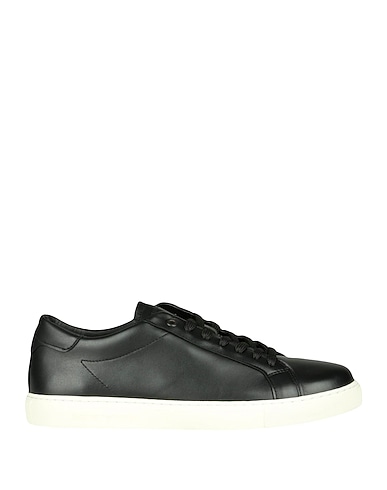 EMPORIO ARMANI Sneakers Black 100% Soft Leather