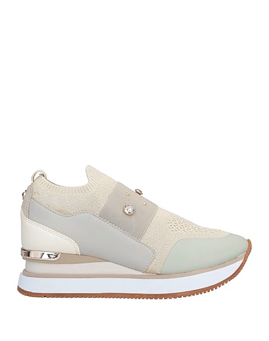 APEPAZZA Sneakers Ivory Textile fibers, Soft Leather