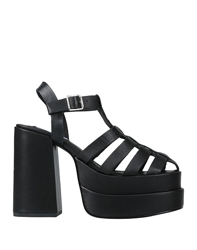 STEVE MADDEN Sandals Black Leather