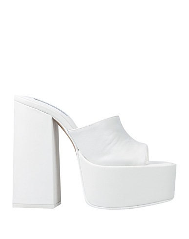 STEVE MADDEN Sandali Bianco 100% Pelle