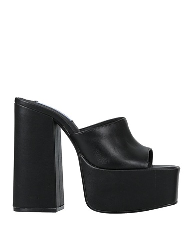STEVE MADDEN Sandals Black 100% Soft Leather