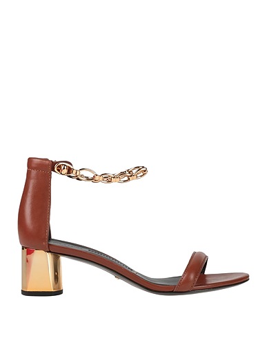 STELLA LUNA Sandals Brown Soft Leather