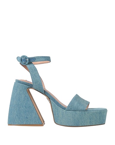 STEVE MADDEN Sandals Blue Textile fibres