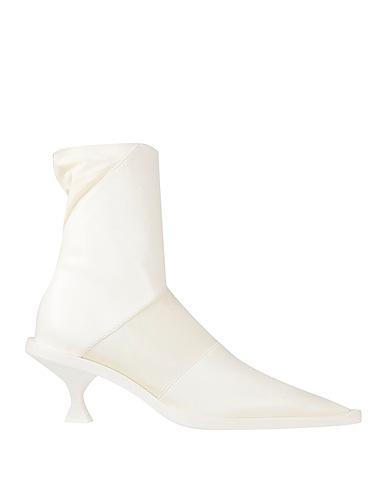 JIL SANDER Ankle boot White Soft Leather