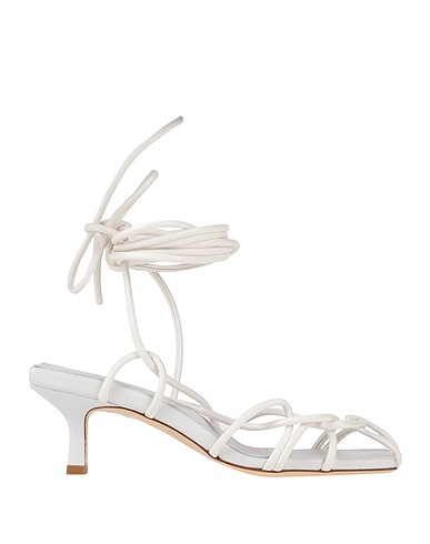 LIVIANA CONTI Sandals White Textile fibers