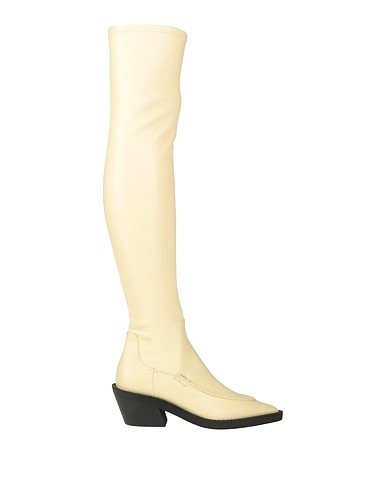 KHAITE Boots Cream Soft Leather