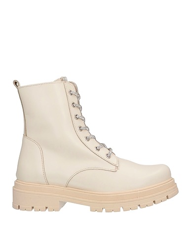 DIVINE FOLLIE Ankle boot Cream Soft Leather