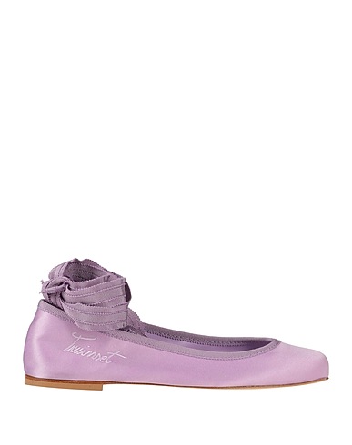 TWINSET Ballet flats Lilac Textile fibres