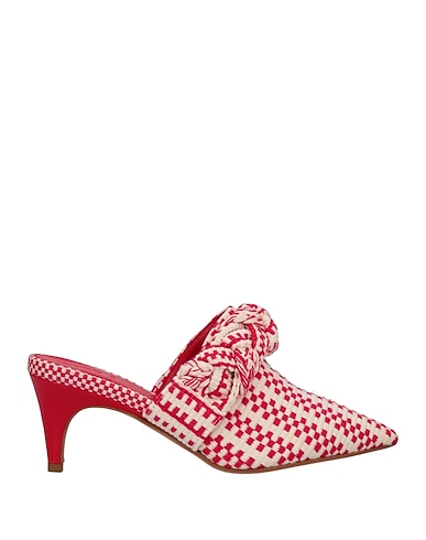 ANTOLINA Paris Mules and clogs Red Textile fibres