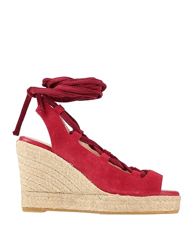 TWINSET Espadrilles Burgundy Leather