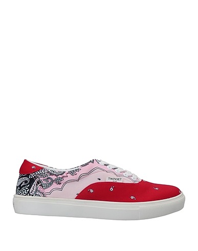 TWINSET Sneakers Rot Gewebefasern