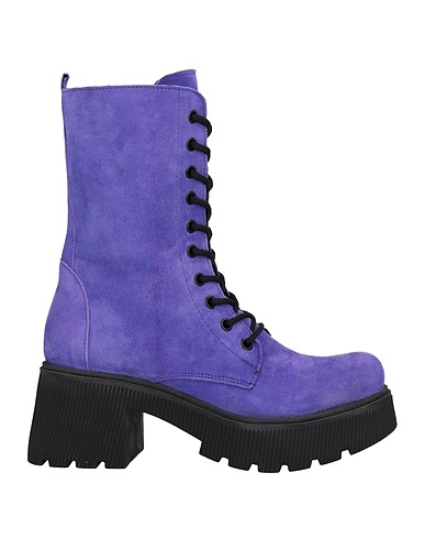 DIVINE FOLLIE Ankle boot Purple Leather
