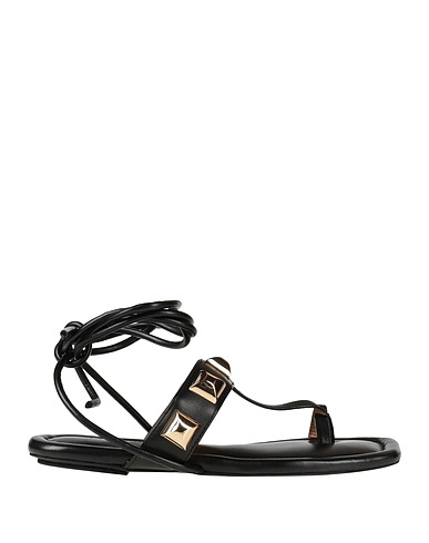 TWINSET Infradito Nero Pelle