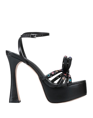 SCHUTZ Sandals Black Soft Leather