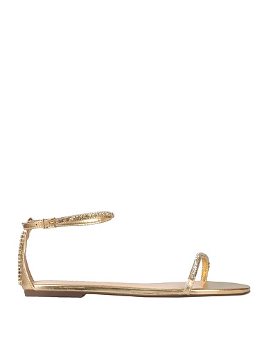 SCHUTZ Sandals Gold Soft Leather
