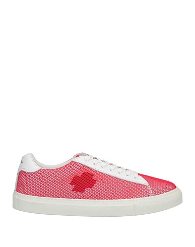 BEPOSITIVE Sneakers Rosso Pelle, Fibre tessili