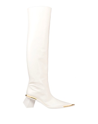 JIL SANDER Boots Off white Calfskin