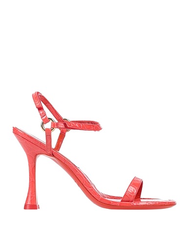 BY FAR Sandals Coral Soft Leather