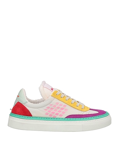 BEPOSITIVE Sneakers Mauve Soft Leather, Textile fibers