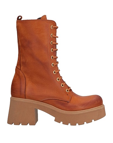 DIVINE FOLLIE Ankle boot Camel Soft Leather