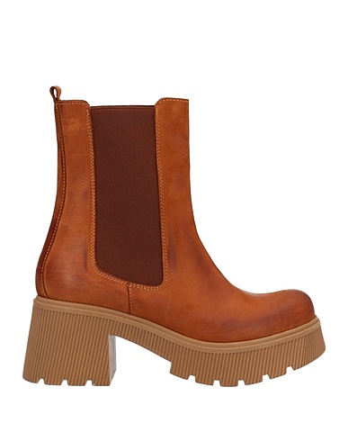 DIVINE FOLLIE Ankle boot Camel Soft Leather