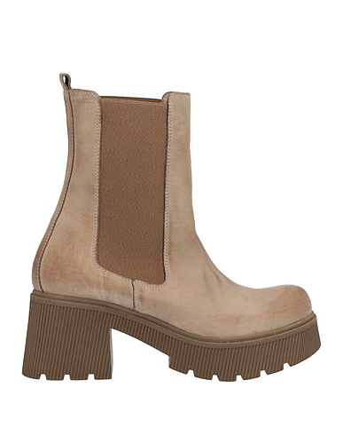 DIVINE FOLLIE Ankle boot Taupe Soft Leather