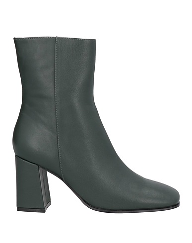 BIBI LOU Ankle boot Dark green Leather