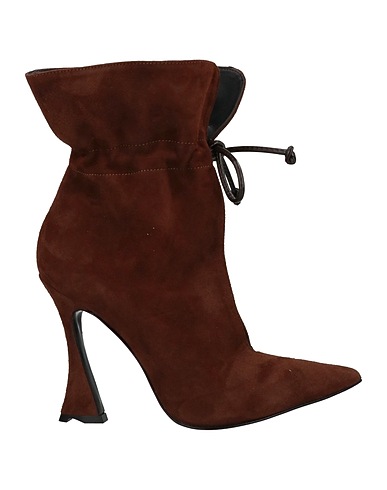 DIVINE FOLLIE Ankle boot Brown Leather