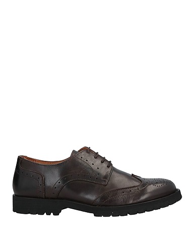 ROBERTO BOTTICELLI Laced shoes Dark brown Soft Leather