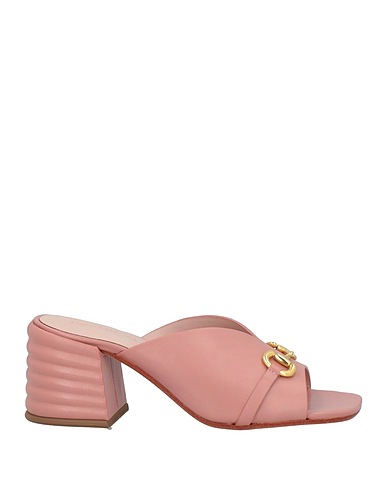 EMANUÉLLE VEE Sandals Antique rose Soft Leather