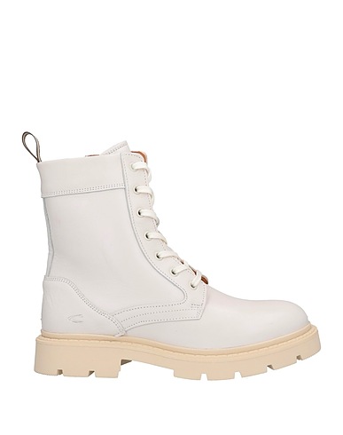 CAMEL ACTIVE Ankle boot Off white Soft Leather