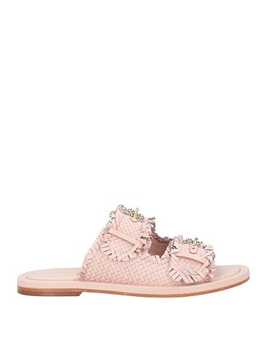 EMANUÉLLE VEE Sandals Light pink Soft Leather