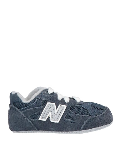 NEW BALANCE Newborn shoes Midnight blue Soft Leather, Textile fibers