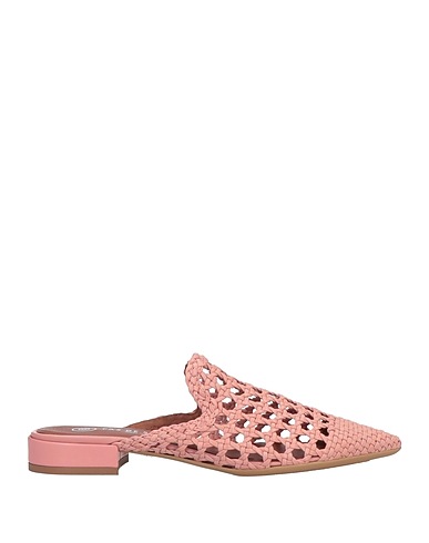 PAS DE ROUGE Mules and clogs Pink Leather