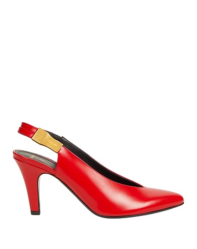 BALMAIN Court Red Calfskin