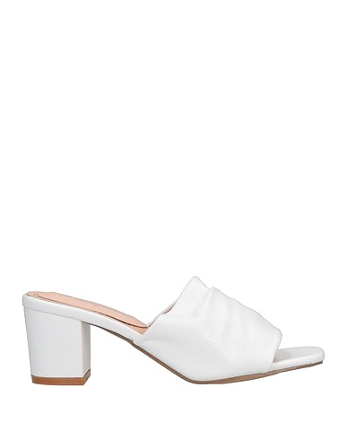 PIAMPIANI Sandali Bianco Fibre tessili