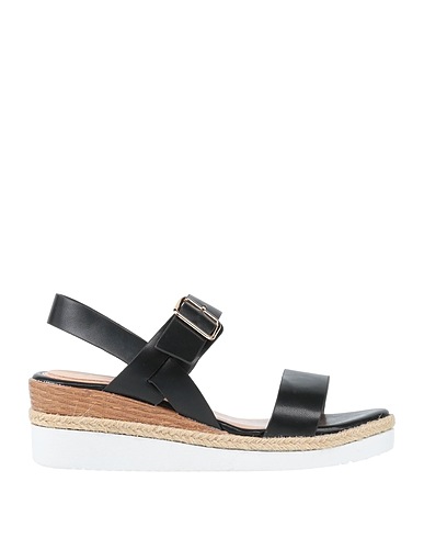 PIAMPIANI Espadrilles Black Textile fibers