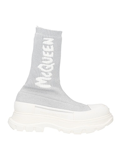 MCQUEEN Sneakers Light grey Textile fibres