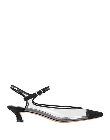 EMPORIO ARMANI Pump Black Leather, Plastic