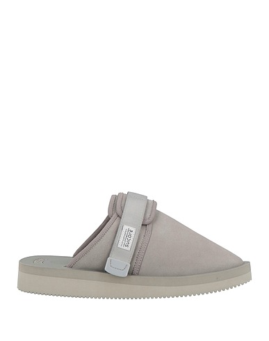 SUICOKE Mules and clogs Grey Bovine leather