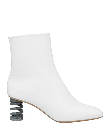 GRAY _MATTERS Ankle boot White Soft Leather
