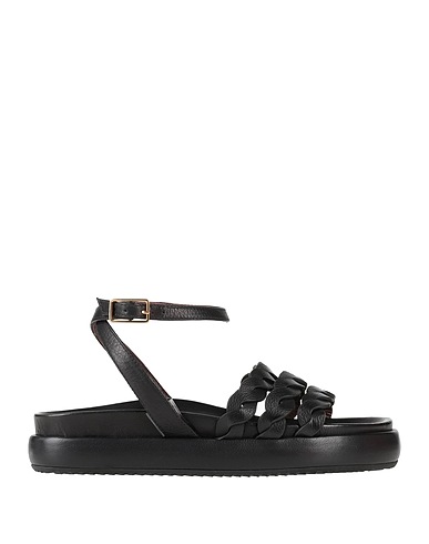 HAZY Sandals Black Soft Leather
