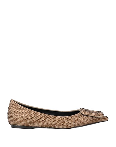 BIBI LOU Ballet flats Taupe Textile fibres