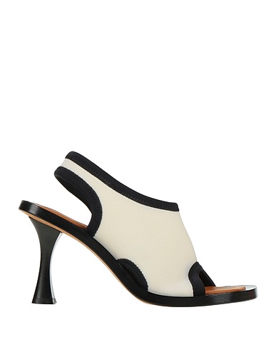 PROENZA SCHOULER Sandals Ivory Textile fibers