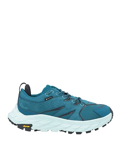 HOKA Sneakers Verde petrolio Pelle, Fibre tessili