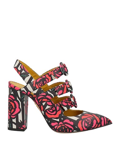 CHARLOTTE OLYMPIA Court Black Soft Leather