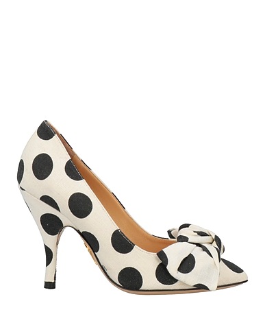 CHARLOTTE OLYMPIA Pump Ivory Textile fibers