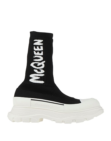 MCQUEEN Sneakers Black Textile fibers