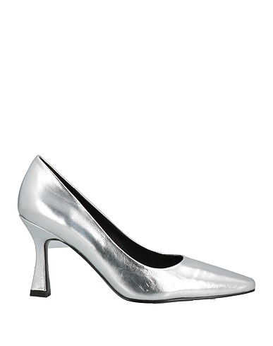 BIBI LOU Court Silver Soft Leather