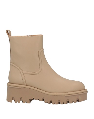 LOLA CRUZ Ankle boot Beige Soft Leather
